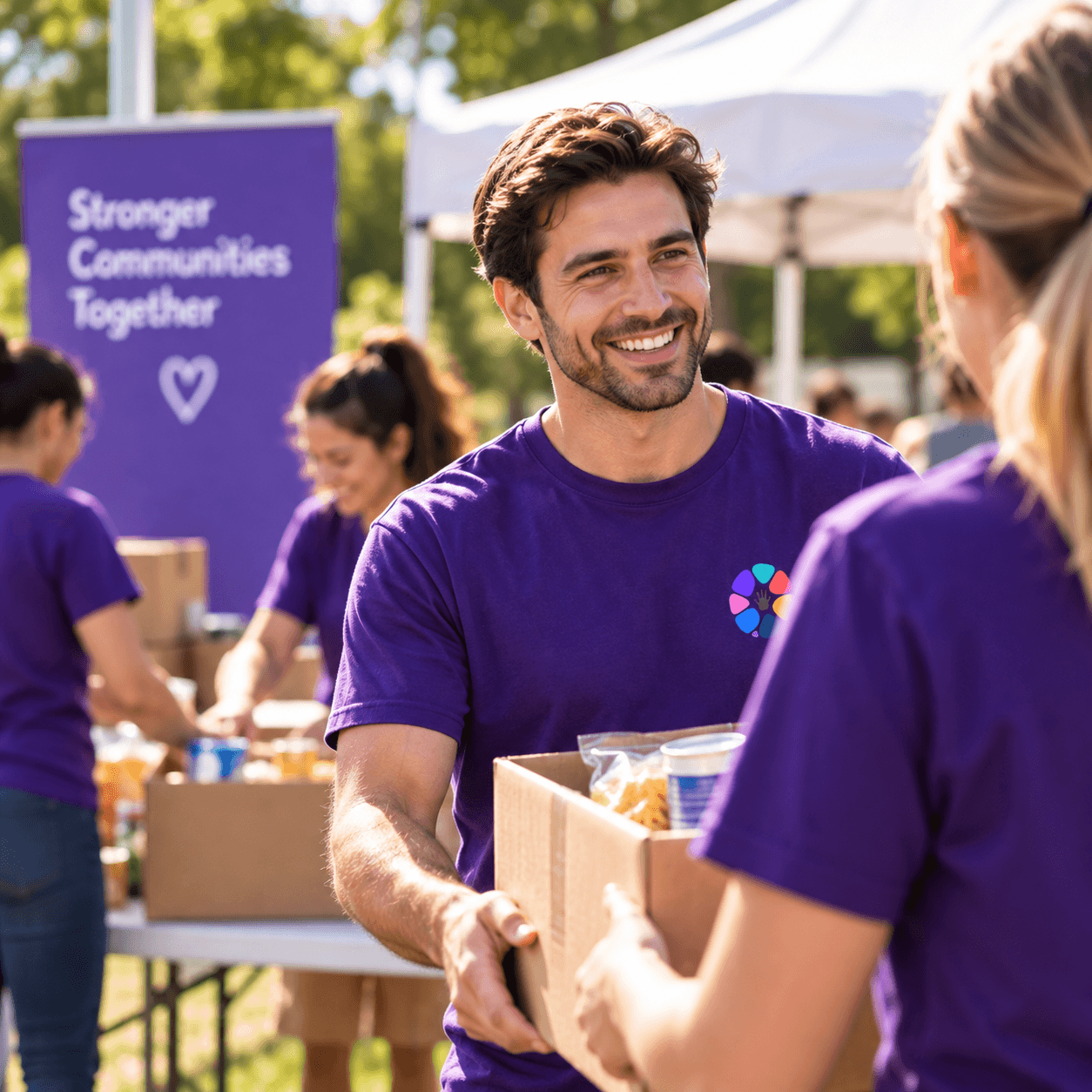 Volunteer again